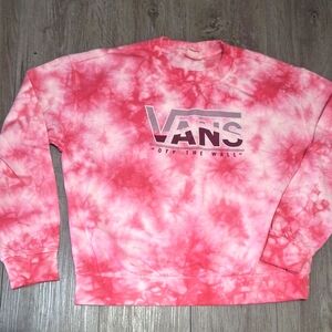 VAN'S OFF THE WALL Tye Dye Sweatshirt Womans Size Small